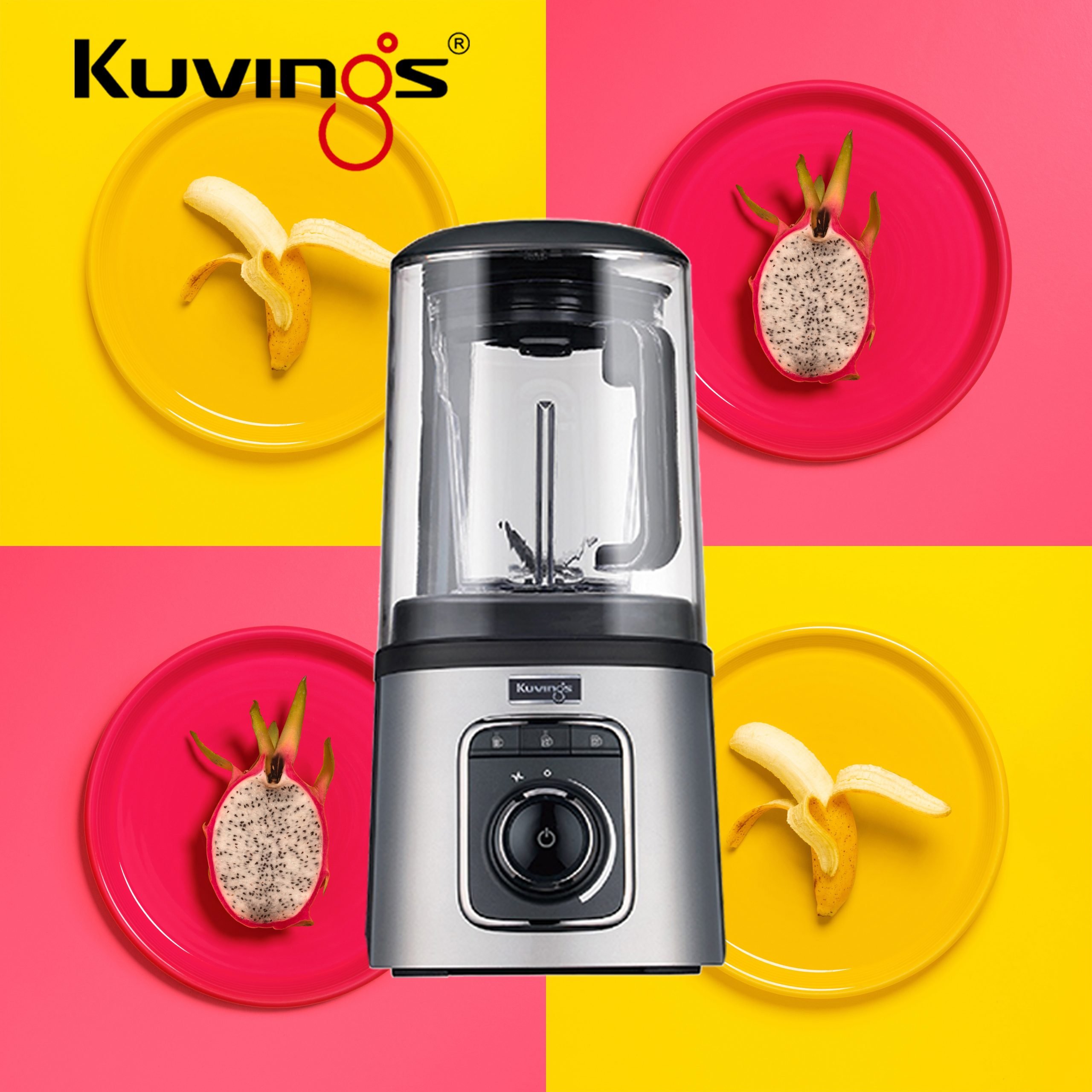 KUVINGS 萬用真空食物調理機 CT-10V (晶鑽銀)