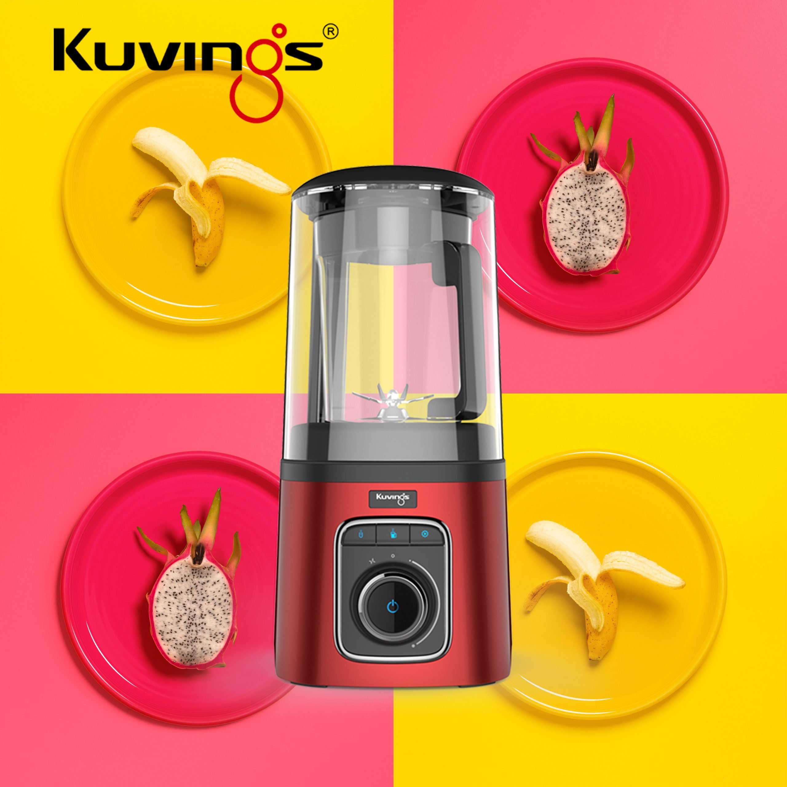 KUVINGS 萬用真空食物調理機 CT-10V (經典紅)